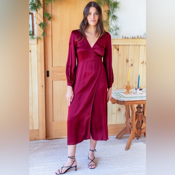 NWT EMERSON FRY Bishop Sleeve Dress - Picture 7 of 16